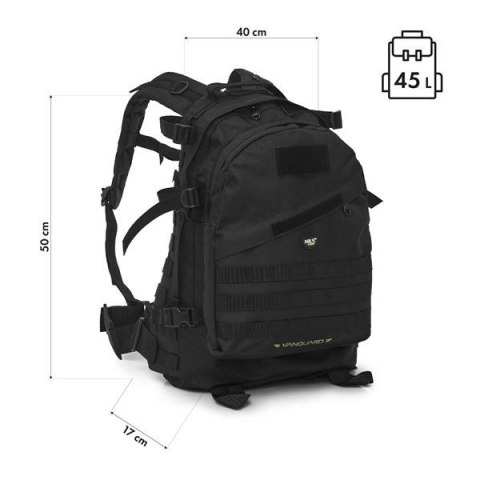 NC2904 Plecak taktyczny VANGUARD 45L NILS CAMP czarny outdoor EDC NC2904 Plecak taktyczny VANGUARD 45L NILS CAMP czarny outdoor EDC