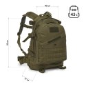 NC3904 Plecak taktyczny Vanguard 45L NILS CAMP zielony outdoor EDC