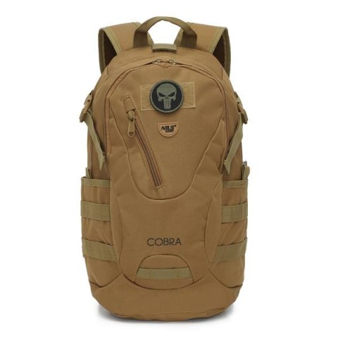 NC3905 Plecak taktyczny COBRA 25L - Lekki, personalizowany, brązowy