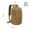 NC3905 Plecak taktyczny COBRA 25L - Lekki, personalizowany, brązowy