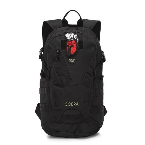 NC3905 Plecak taktyczny COBRA 25L NILS CAMP czarny EDC lekki