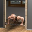 Drążek Rozporowy w Futrynę z Poziomicą 98-130 cm Trening Pleców i Brzucha