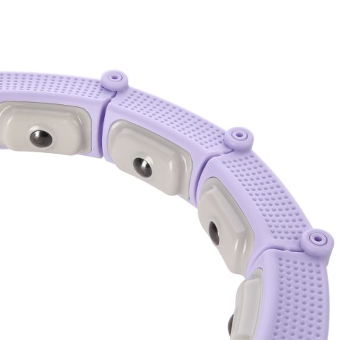 HHM14 HULA HOP VIOLET Z MAGNESAMI I OBCIĄŻNIKIEM + LICZNIK HMS HHM14 HULA HOP VIOLET Z MAGNESAMI I OBCIĄŻNIKIEM + LICZNIK HMS