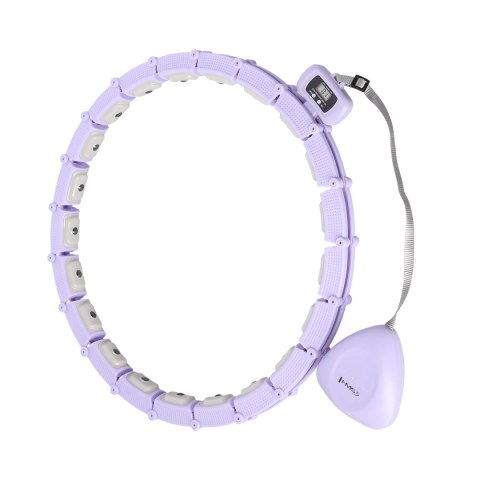 HHM14 HULA HOP VIOLET Z MAGNESAMI I OBCIĄŻNIKIEM + LICZNIK HMS HHM14 HULA HOP VIOLET Z MAGNESAMI I OBCIĄŻNIKIEM + LICZNIK HMS