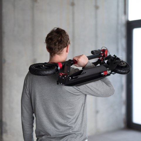HM209T Black-Red, Hulajnoga z Hamulcem Tarczowym NILS EXTREME, 200mm HM209T Black-Red, Hulajnoga z Hamulcem Tarczowym NILS EXTREME, 200mm