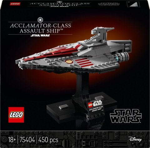 LEGO 75404 STAR WARS - Krążownik szturmowy typu Acclamator LEGO 75404 STAR WARS - Krążownik szturmowy typu Acclamator