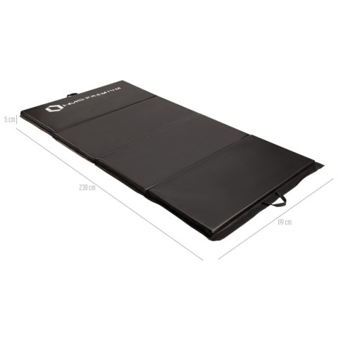 MGS01 BLACK MATERAC GIMNASTYCZNY SKŁADANY 2400x1200 MM HMS PREMIUM MGS01 BLACK MATERAC GIMNASTYCZNY SKŁADANY 2400x1200 MM HMS PREMIUM