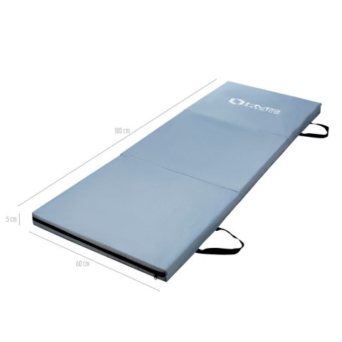 MGS02 Materac Gimnastyczny Składany 180x60cm HMS PREMIUM Szary MGS02 Materac Gimnastyczny Składany 180x60cm HMS PREMIUM Szary