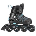 NH11912 Nils Extreme 2w1 Łyżworolki i Łyżwy CZARNO-NIEBIESKIE L (39-42)