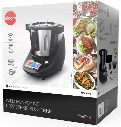 Robot wielofunkcyjny ELDOM MFC3000 1700W z wagą i funkcją gotowania Robot wielofunkcyjny ELDOM MFC3000 1700W z wagą i funkcją gotowania