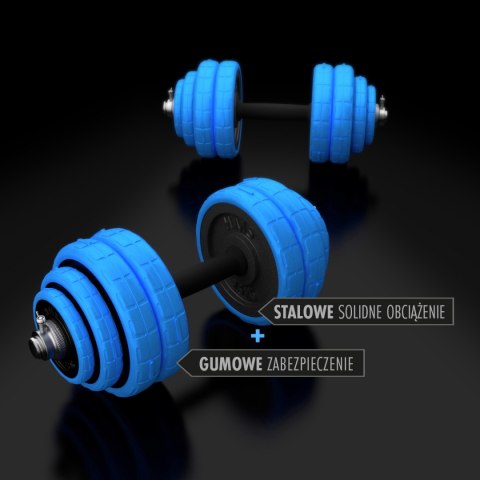 SGG30 BAR SZTANGIELKI-SZTANGA GUMOWANE 30KG HMS SGG30 BAR SZTANGIELKI-SZTANGA GUMOWANE 30KG HMS