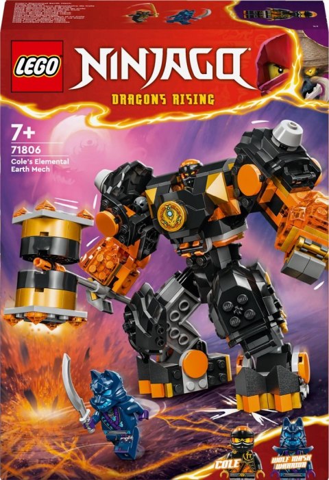 LEGO 71806 Ninjago - Mech żywiołu ziemi Colea LEGO 71806 Ninjago - Mech żywiołu ziemi Colea