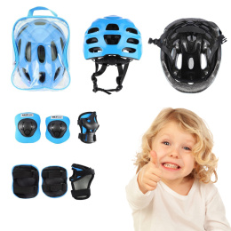Kask i Ochraniacze MTW01+H210 Niebieski XS - Dziecięca Ochrona i Styl