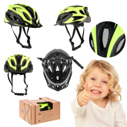 Kask MTW291 CZARNO-ŻÓŁTY ROZMIAR M 51-60CM - Bezpieczeństwo i Styl