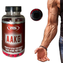 Real Pharm AAKG - Arginina 90 kapsułek - Mocna pompa mięśniowa