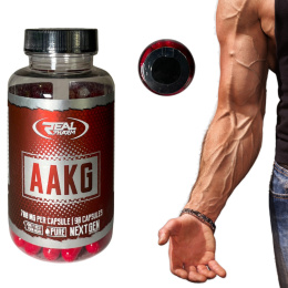 Real Pharm AAKG - Arginina 90 kapsułek - Mocna pompa mięśniowa