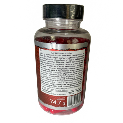 Real Pharm AAKG - Arginina 90 kapsułek - Mocna pompa mięśniowa Real Pharm AAKG - Arginina 90 kapsułek - Mocna pompa mięśniowa