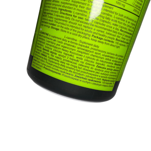 Real Pharm L-Carnitine 1000mg – 150 kapsułek Redukcja tłuszczu Real Pharm L-Carnitine 1000mg – 150 kapsułek Redukcja tłuszczu