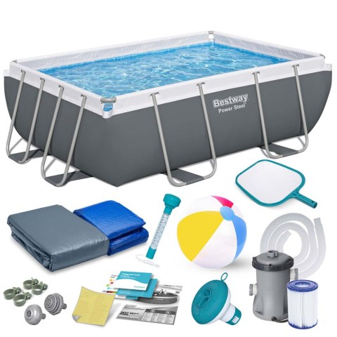 Basen ogrodowy stelażowy 282 x 196 x 84 cm 16w1 Bestway 56629N Basen ogrodowy stelażowy 282 x 196 x 84 cm 16w1 Bestway 56629N