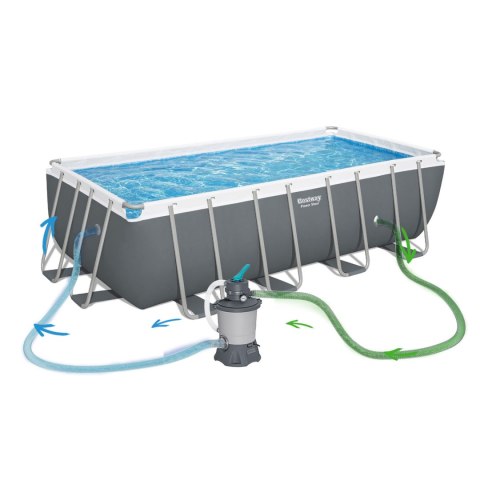 Basen ogrodowy stelażowy 488x244x122 cm 18w1 Bestway 56671N Basen ogrodowy stelażowy 488x244x122 cm 18w1 Bestway 56671N