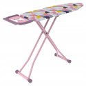 DESKA DO PRASOWANIA 112x36cm PROMIS PERFECT PLUS Metalowy Blat RÓŻOWA PINK