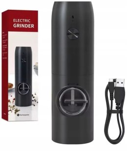 Elektryczny młynek do pieprzu soli przypraw Promis MP35 akumulatorowy ładowanie USB