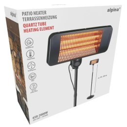 GRZEJNIK OGRODOWY PIONOWY 650-2000W ALPINA