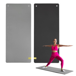 Mata Fitness MFK08 GREY-BLACK z Otworami 140x60cm EVA 15mm HMS PREMIUM