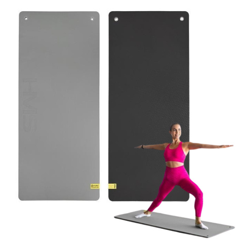 Mata Fitness MFK08 GREY-BLACK z Otworami 140x60cm EVA 15mm HMS PREMIUM Mata Fitness MFK08 GREY-BLACK z Otworami 140x60cm EVA 15mm HMS PREMIUM