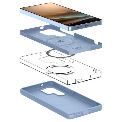 Spigen Silicone Fit Mag MagSafe - Etui do Samsung Galaxy S25 Ultra (Sapphire Blue) Spigen Silicone Fit Mag MagSafe - Etui do Samsung Galaxy S25 Ultra (Sapphire Blue)
