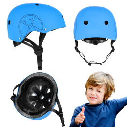 Bezpieczny Kask NIEBIESKI Dla Dziecka Rozmiar XS 48-52 CM ABS - EPS