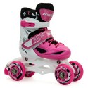 ŁYŻWOROLKI - WROTKI - ŁYŻWY 4W1 ENERO 26-29 RÓŻOWE ŁYŻWOROLKI - WROTKI - ŁYŻWY 4W1 ENERO 26-29 RÓŻOWE