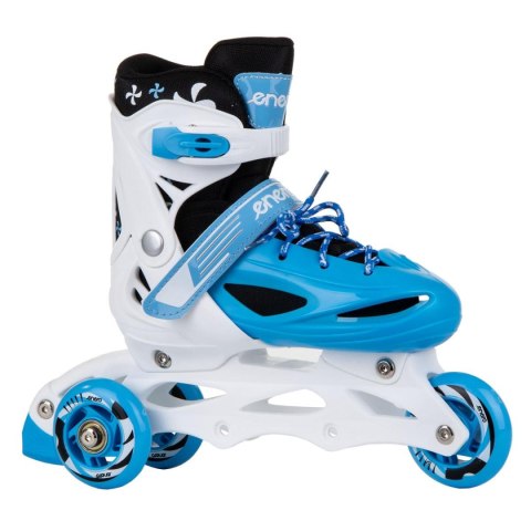 ŁYŻWOROLKI - WROTKI - ŁYŻWY 4W1 ENERO 34-37 NIEBIESKIE ŁYŻWOROLKI - WROTKI - ŁYŻWY 4W1 ENERO 34-37 NIEBIESKIE