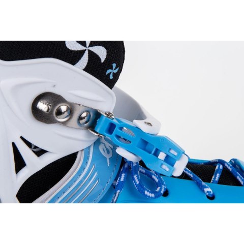 ŁYŻWOROLKI - WROTKI - ŁYŻWY 4W1 ENERO 34-37 NIEBIESKIE ŁYŻWOROLKI - WROTKI - ŁYŻWY 4W1 ENERO 34-37 NIEBIESKIE