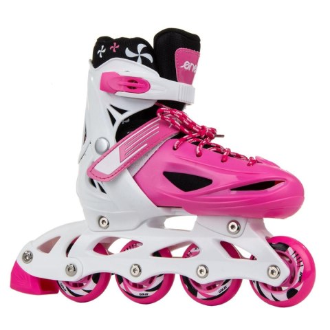 ŁYŻWOROLKI - WROTKI - ŁYŻWY 4W1 ENERO 34-37 RÓŻOWE ŁYŻWOROLKI - WROTKI - ŁYŻWY 4W1 ENERO 34-37 RÓŻOWE