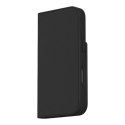 Moshi Overture MagSafe - Skórzane etui 3w1 z klapką iPhone 16 Pro (Charcoal Black)