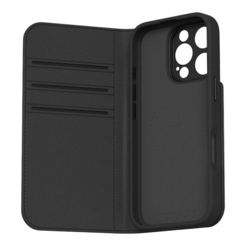 Moshi Overture MagSafe - Skórzane etui 3w1 z klapką iPhone 16 Pro (Charcoal Black) Moshi Overture MagSafe - Skórzane etui 3w1 z klapką iPhone 16 Pro (Charcoal Black)