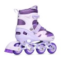 NA0189 Rolki LED Moonbeam fioletowe + ochraniacze S (31–34) NILS EXTREME