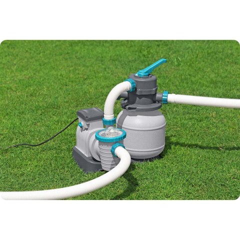 Pompa piaskowa 6056 l/h + piasek 25kg Bestway 58497 Pompa piaskowa 6056 l/h + piasek 25kg Bestway 58497