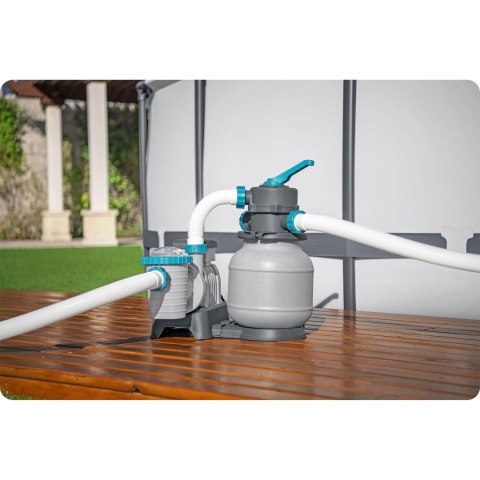 Pompa piaskowa 6056 l/h + piasek 25kg Bestway 58497 Pompa piaskowa 6056 l/h + piasek 25kg Bestway 58497
