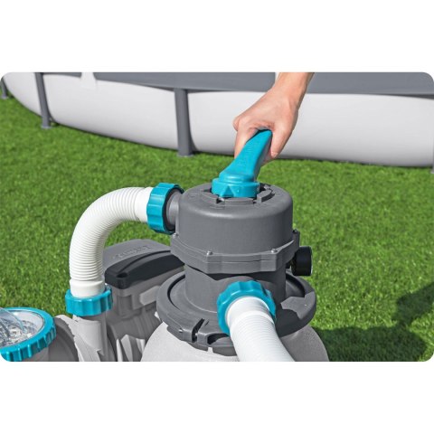 Pompa piaskowa 6056 l/h + piasek 25kg Bestway 58497 Pompa piaskowa 6056 l/h + piasek 25kg Bestway 58497