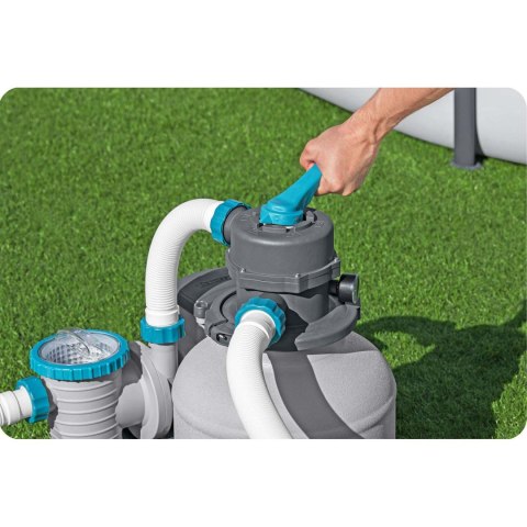 Pompa piaskowa 8327 l/h + piasek 25kg Bestway 58499 Pompa piaskowa 8327 l/h + piasek 25kg Bestway 58499