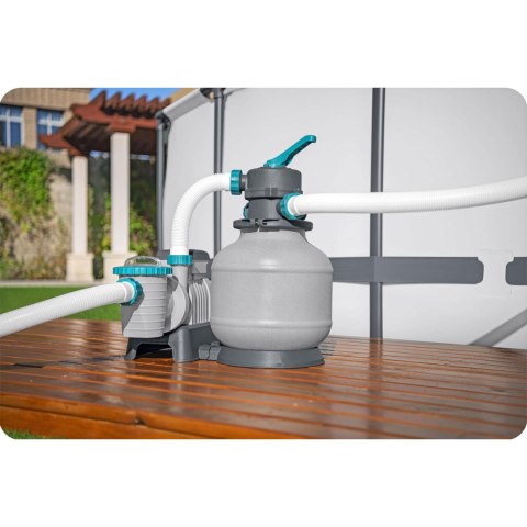 Pompa piaskowa 8327 l/h + piasek 25kg Bestway 58499 Pompa piaskowa 8327 l/h + piasek 25kg Bestway 58499