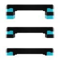 Step do Aerobiku AS002 BLACK/MINT HMS -Stabilny, Antypoślizgowy, Regulowany