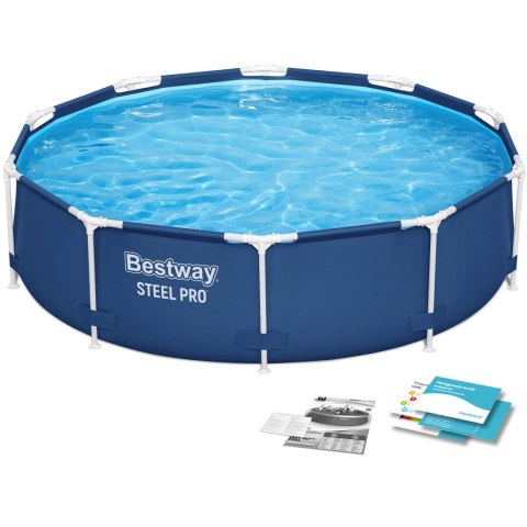 Basen ogrodowy stelażowy 305x76 cm Bestway 56677 Steel Pro 4678L Basen ogrodowy stelażowy 305x76 cm Bestway 56677 Steel Pro 4678L