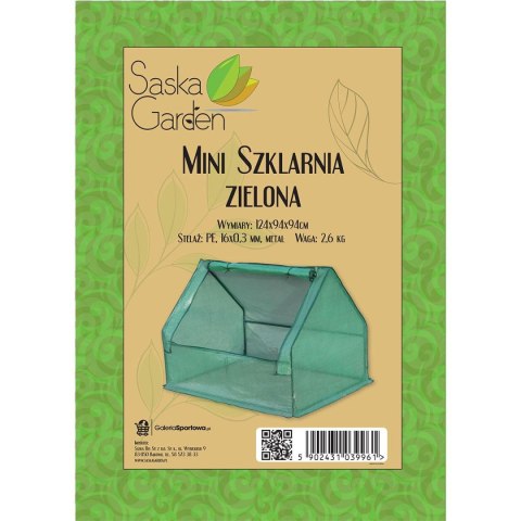 SZKLARNIA TUNEL OGRODOWY ZIELONY MINI 124X94X94CM SZKLARNIA TUNEL OGRODOWY ZIELONY MINI 124X94X94CM