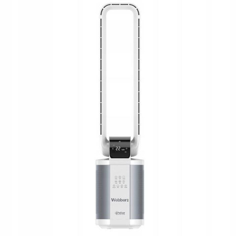 Bezłopatkowy wentylator z nawilżaczem WEBBER WB1820 biały Bezłopatkowy wentylator z nawilżaczem WEBBER WB1820 biały