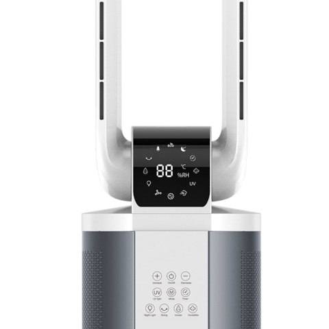 Bezłopatkowy wentylator z nawilżaczem WEBBER WB1820 biały Bezłopatkowy wentylator z nawilżaczem WEBBER WB1820 biały