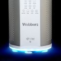 Bezłopatkowy wentylator z nawilżaczem WEBBER WB1820 biały