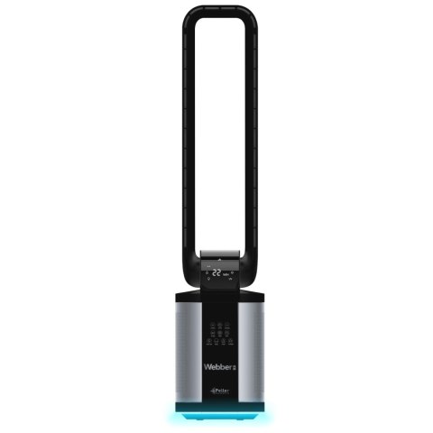 Bezłopatkowy wentylator z nawilżaczem WEBBER WB1820 czarny Bezłopatkowy wentylator z nawilżaczem WEBBER WB1820 czarny